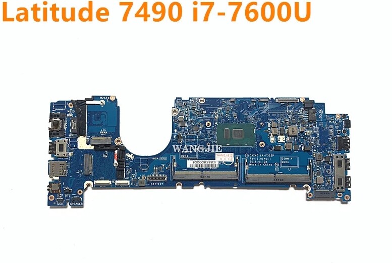 For Dell Latitude 7490 Motherboard CN-0GCWYH GCWYH i7-7600U CPU