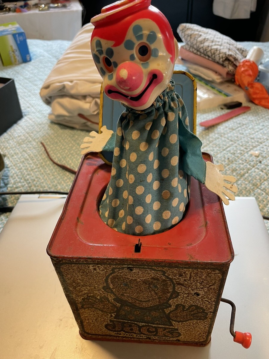 1971 Mattel Jack in the Music Box All Intact But The Music Won't