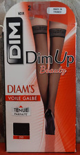 Vintage Pantyhose Dim Up Beauty Voile Galb  Color Black Size 2 BQUE1