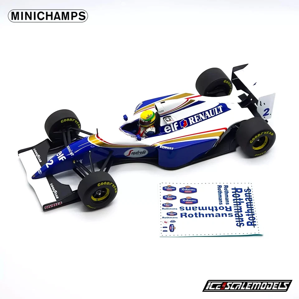 Ayrton Senna 1994 Minichamps Williams FW16 Formula 1 San Marino GP 1:18 Scale - Image 2 of 4