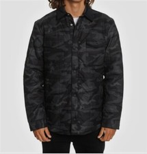 QUIKSILVER Men's BROKEN NOSE Quilted Overshirt - KZE6 - Medium - NWT