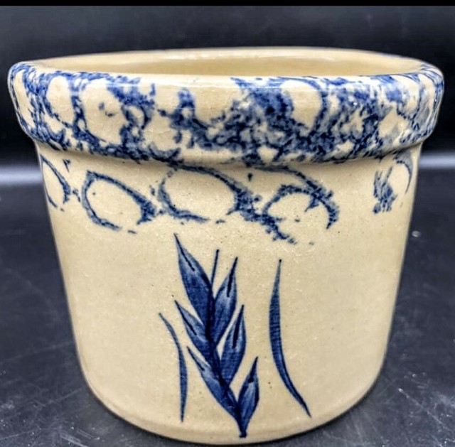 R. R. P. Company Vintage Roseville Ohio, USA Pottery Small Crock 4" eBay