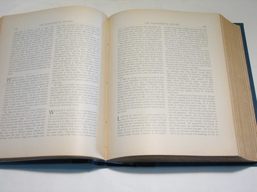 Biographical Record Bureau, Marshall and Putnam Counties Illinois IL 1896 first - Bild 5 von 8
