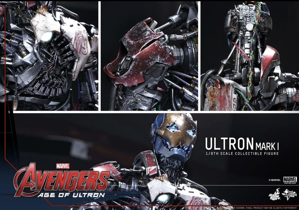 1/6 HOT TOYS MMS292 MARVEL AVENGERS ULTRON MK1 MARK I MOVIE