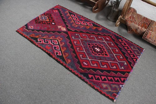 Colorful Rug, Anatolian Rug, Kilim, Art Rug, Turkish Rug, 3.1x5.5 ft Accent Rug - Picture 4 of 6