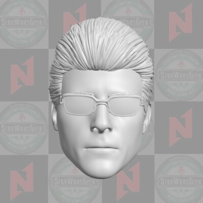 Albert Wesker Resident Evil custom head for 1:12 1:10 1:18 & 1:6 action figure