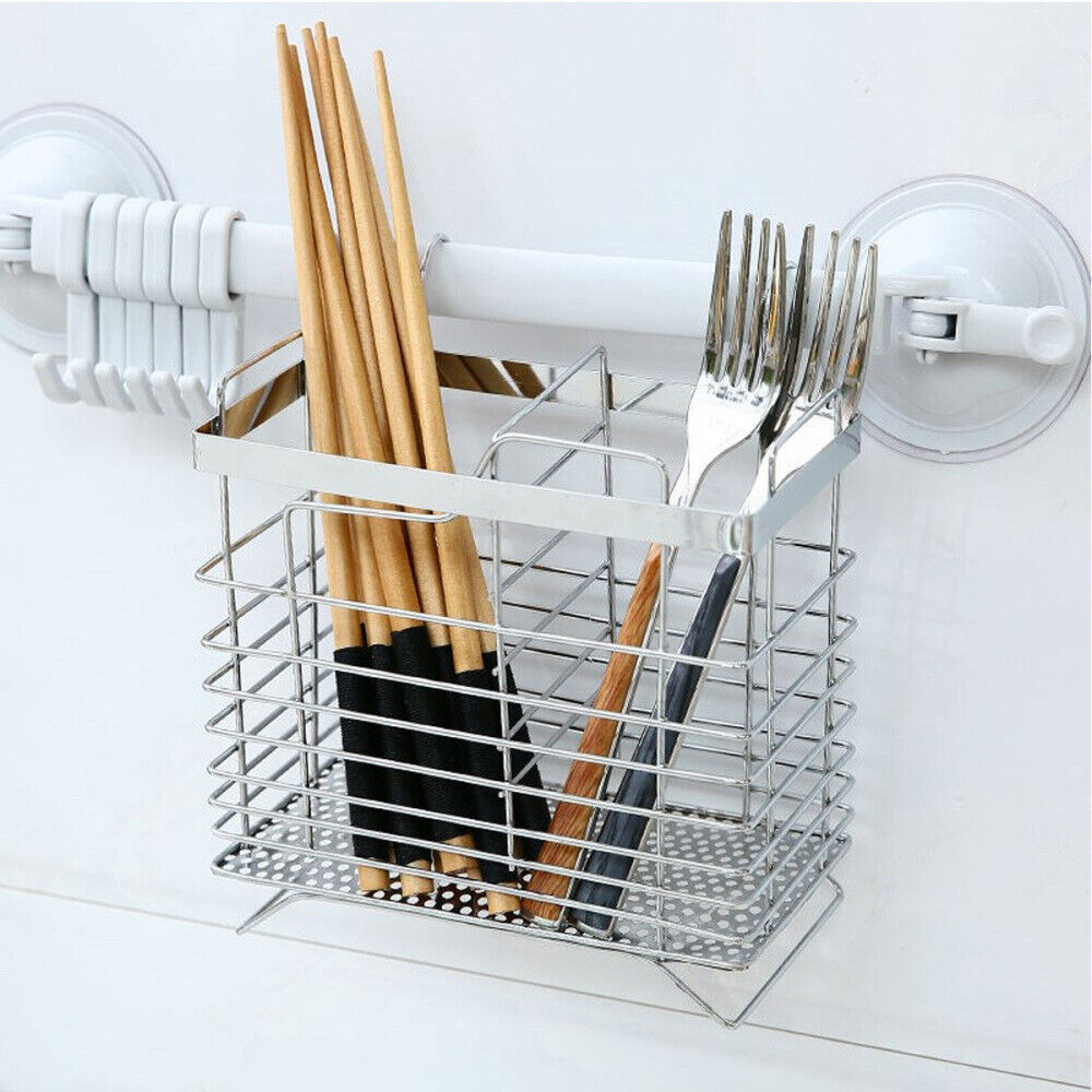 1PC Dish Dryer Metal Chopsticks Utensil Holder Kitchen Brush Holder Dish  Drainer