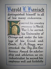 ANTIQUE UNIVERSITY OF CHICAGO BIG TEN FOOTBALL MEDAL WIN 1921 AMOS ALONZO STAGG
