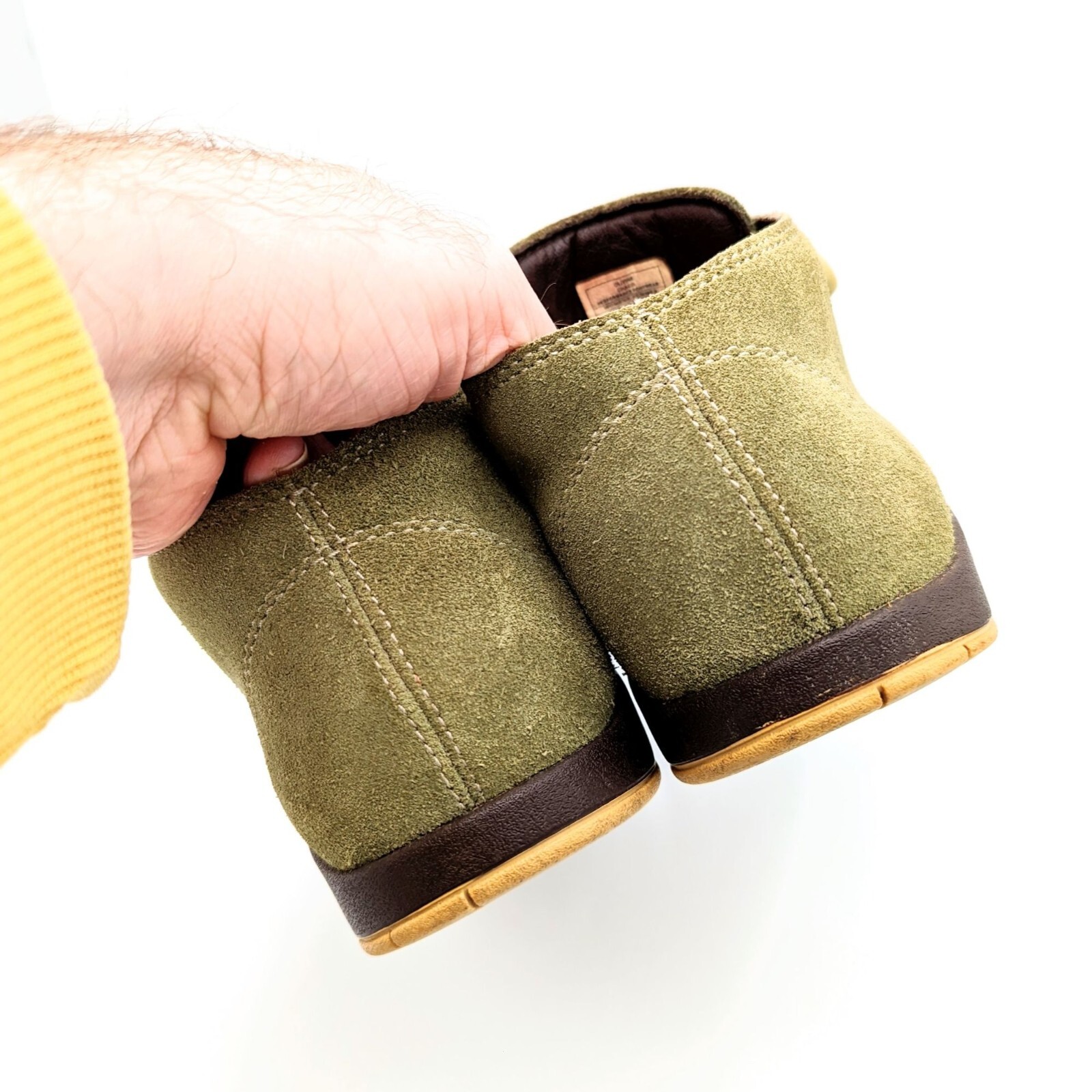 SAOLA Stivaletto donna taglia 7 (38) CHACO incenso chukka Oxford verde oliva scamosciato