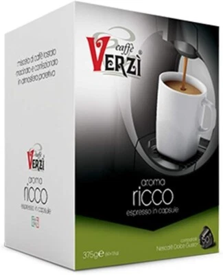 100 Capsule Caffè Verzì Aroma Ricco Compatibili Dolce Gusto