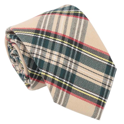 Mens Tartan Plaid Formal Casual Patterned Modern Classic Tie by DQT - Picture 2 of 25