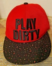 Play Dirty 3D Effect  UH Snapback Truckers Cap