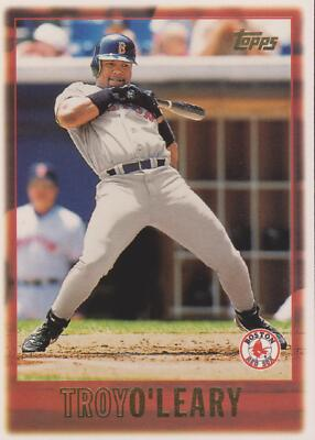 #ad 1997 Topps Troy O#x27;Leary #54 Boston Red Sox Baseball $1.95