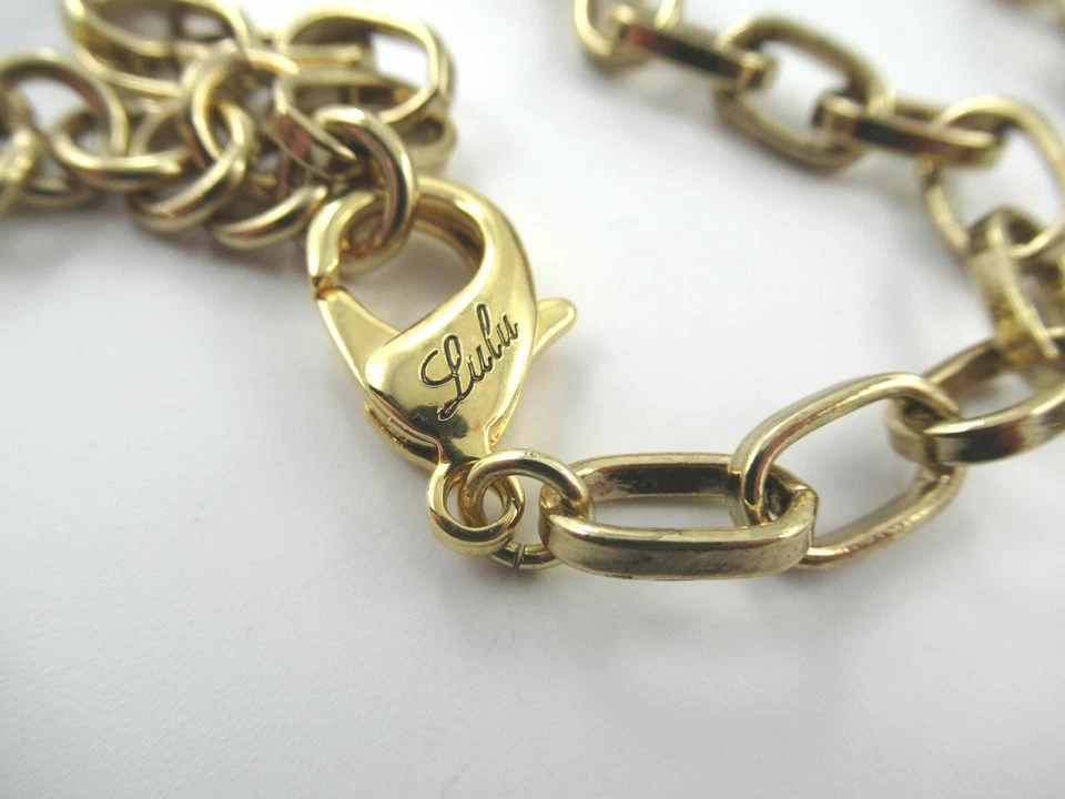 Collar Colgante Corazón Estrás Firmado Lulu Frost NINA 34" Foto 4 de 4