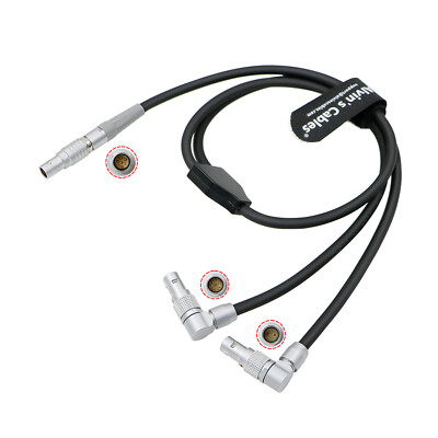 Run Stop Netzkabel für ARRI RIA-1 cforce auf RED Komodo 7 Pin auf 9 Pin und 2Pin