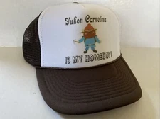 Vintage Yukon Cornelius Hat Funny Trucker Hat snapback Brown Summer Party Cap
