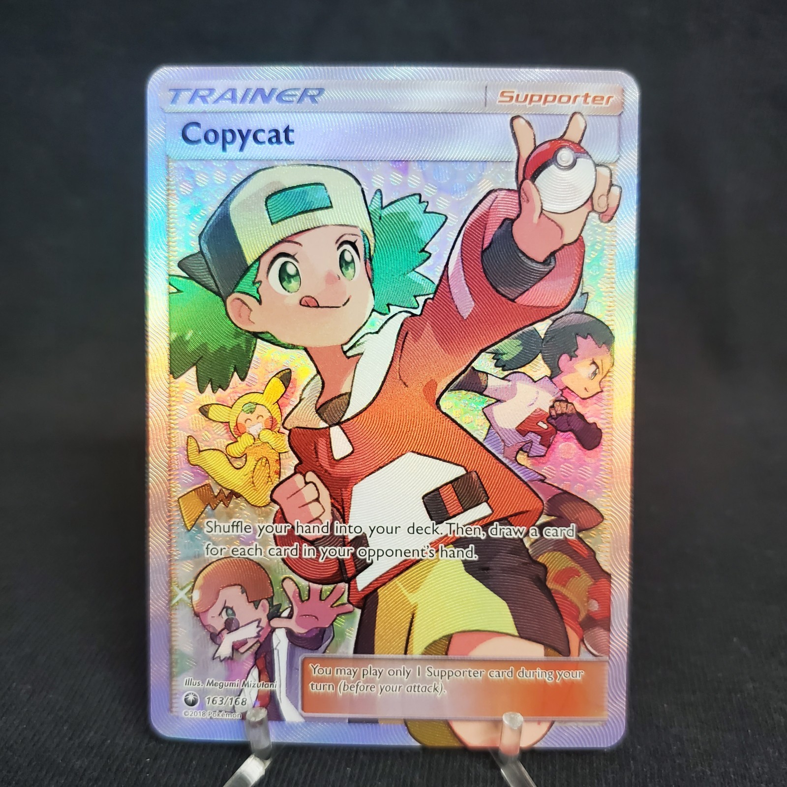 2018 Pokemon Copycat Full Art 163/168 Celestial Storm Holo Rare