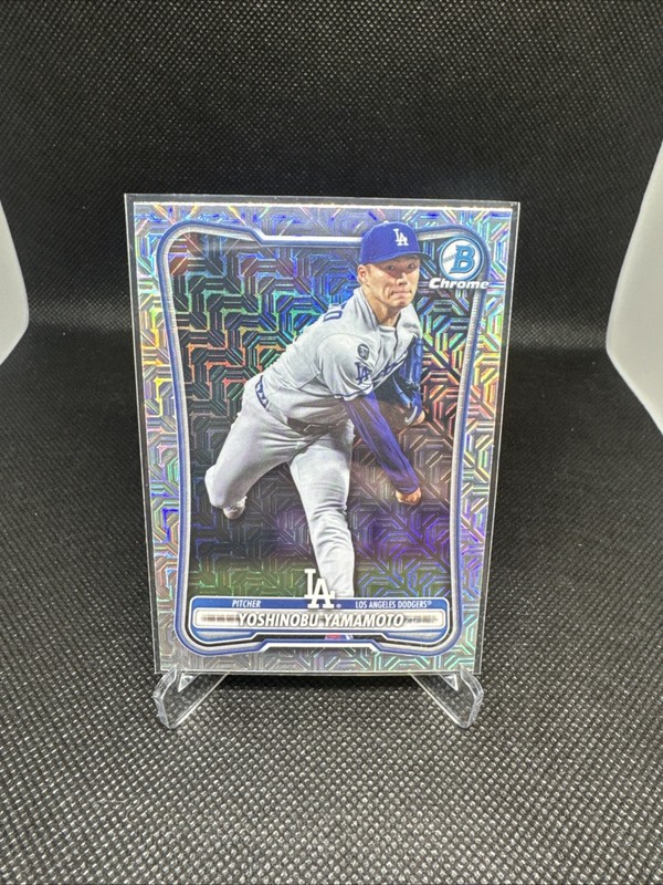 Yoshinobu Yamamoto 2026 Bowman Chrome Mega Box Mojo Refractor