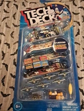 TECH DECK FINESSE SONIC the HEDGEHOG  4 PACK 96mm Fingerboards New!