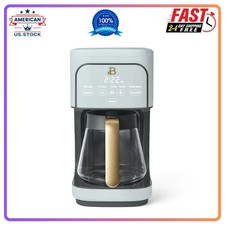 Beautiful 12-Cup Programmable Drip Coffee Maker Hydrangea Blue