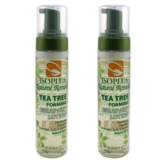 Isoplus Natural Remedy Tea Tree Foaming Wrap/Set Lotion, 8.5 oz - 2 pack