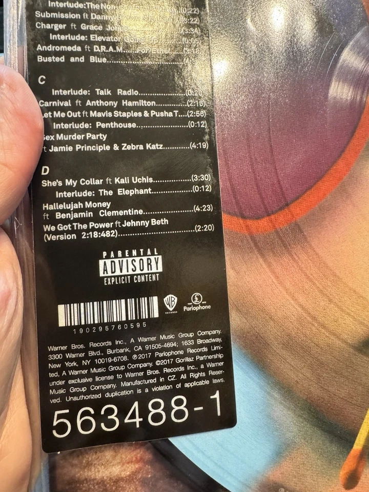 GORILLAZ Humanz 2LP Picture Disc Vinyl RSD 4900 Made - SEALED - Image 2 of 3