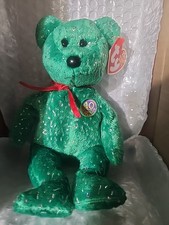 TY Beanie Baby - DECADE the Bear (Green Version) (8.5 inch) - MWMTs Stuffed toy