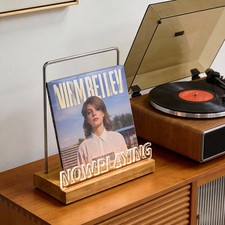 Wooden Vinyl Record Display Stand