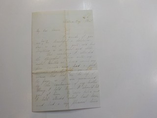 Civil War Letter 1861 Christmas Day England 13th Kentucky Signature Antique VTG