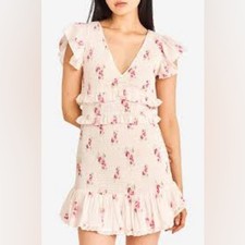 Love Shack Fancy Women Sonora Dress Berry Moment size small NWT