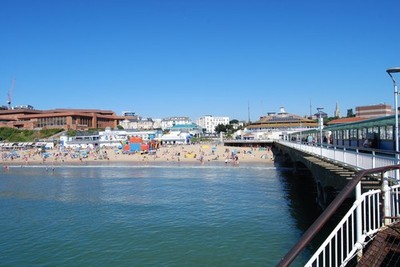 Photo A3 View from the pier (1) Bournemouth  c2016