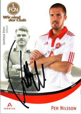 Original Autogramm Per Nilsson 1. FCN /// Autograph signiert signed signe 359698