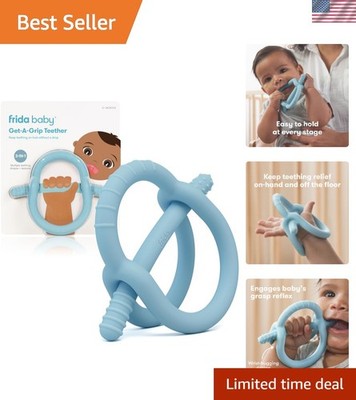 Get-A-Grip BabyTeether for Teething Relief | 100% Food-Grade Silicone Teethin...