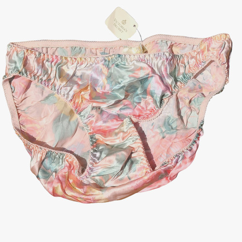 Vintage NOS 100% Victoria's Secret Panties NEW w/ TAGS Floral Size Medium NWT