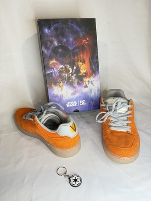 RARE DC shoes Star Wars SW LYNX ZERO Orange US 10.5
