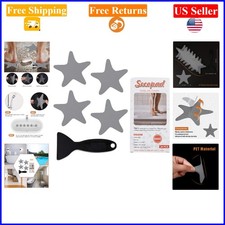 24 pcs Gray Non-Slip Shower Stickers with Scraper
