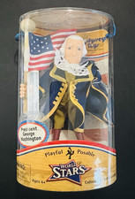 World Stars George Washington President Doll in Display Container 5 inches