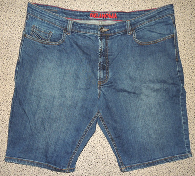 Herren Jeansshorts kurze Hosen Blau Gr. 44 Oklahoma Wear
