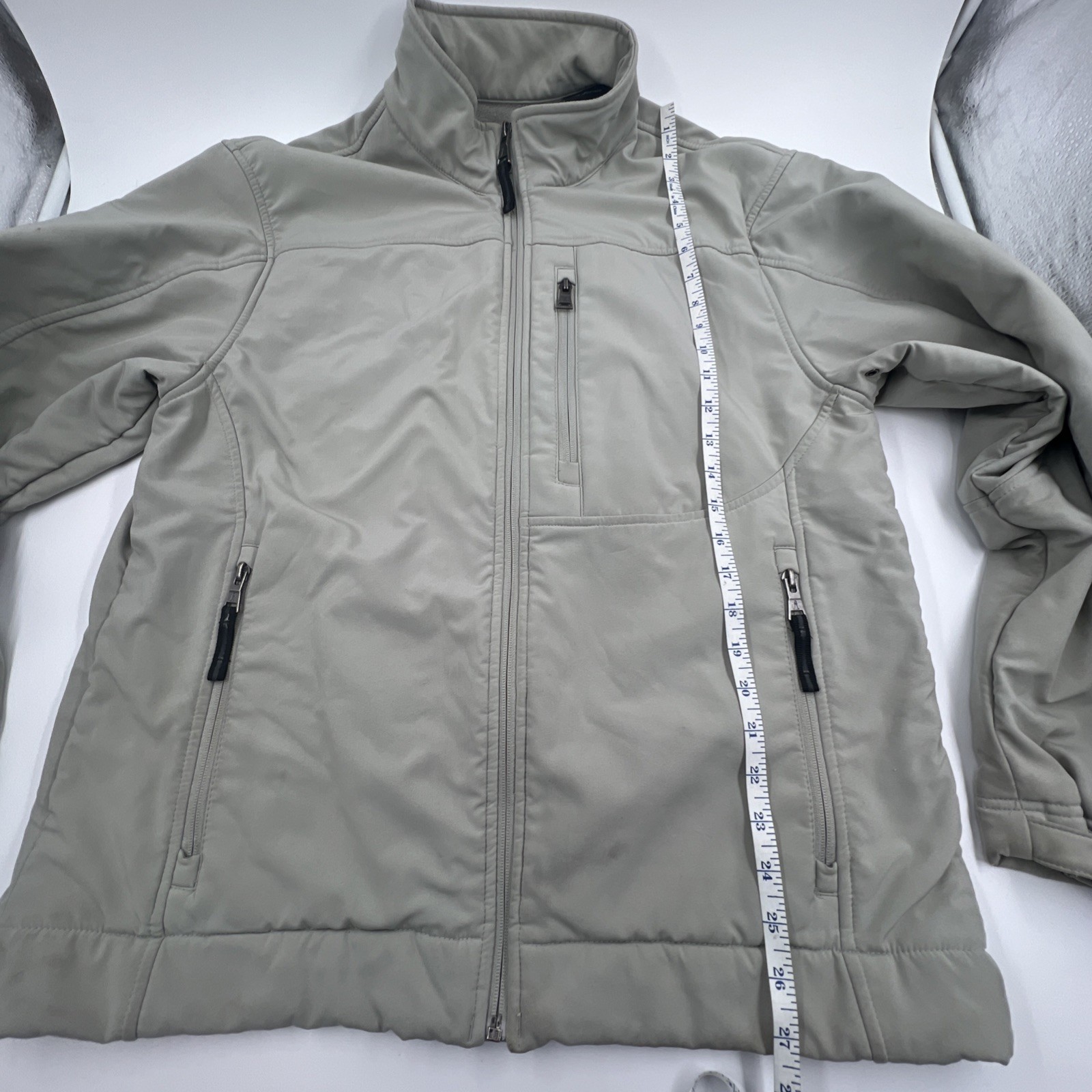 Weatherproof  Soft Shell Jacket Full Zip Gray Men… - image 3