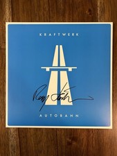 Ralf Hutter ‘Kraftwerk’ Signed Vinyl Album ‘Autobahn’ Beckett Certified PROOF