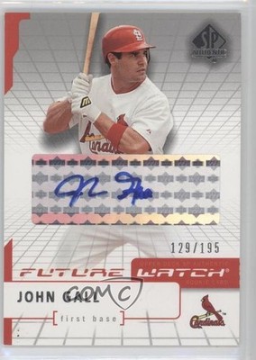 2004 SP Authentic Future Watch Silver Auto 129/195 John Gall #182 Auto 0g5