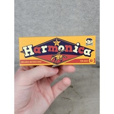 Lucky Lad Harmonica 10 Hole Diatonic Musical Instrument Yellow Case DF10A