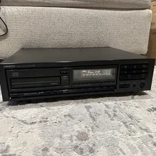 Onkyo DX-C510 R1 CD Changer w/ KC-S1 Slide Loading Single Magazine Powers On
