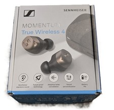 Sennheiser Momentum TW 4 Box Manuals Cable Tips/Fins No Earbuds/Case