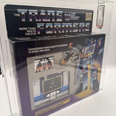Hasbro Transformers Soundwave AFA 75+ Vintage G1