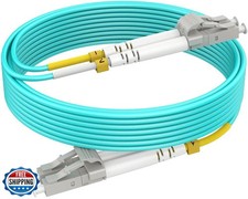 200ft 61m OM3 LC to LC Fiber Patch Cables, Multimode Fiber Optical Patch Cab