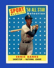 1958 Topps Set-Break #482 Ernie Banks As EX-EXMINT *GMCARDS*