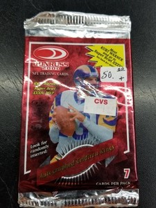 2000 Donruss football pack unopened