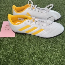 Adidas Goletto TF Astro Turf Junior Football Boots Size UK 5.5 Grey/orange