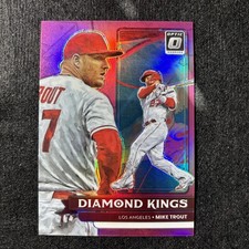 2022 Panini Donruss - Diamond Kings Mike Trout #14 Holo Pink